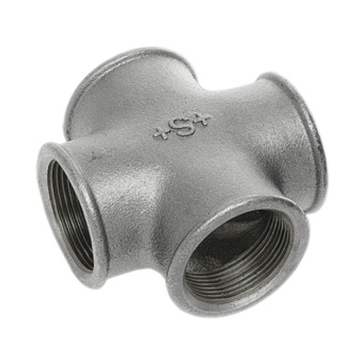 CROCE UGUALE GHISA ZINCATA D 1/2 180