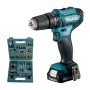 MAKITA SUPERKIT 12VP-2AH-LI HP333DSAX1 2 BATTERIE