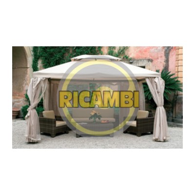 SET 4 TELI MOSCHIERA P/GAZEBO SAHARA 4X4 M