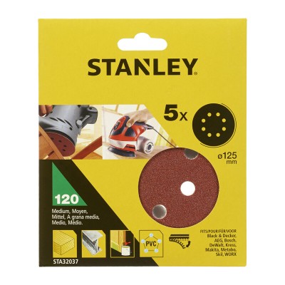 PIRANHA STANLEY STA32037 (X32037) 5 DISCHI VEL. ROT ORB. 125 GR.120