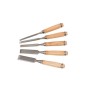 CONF. 5 SCALPELLI P/FALEGNAME MANICO LEGNO