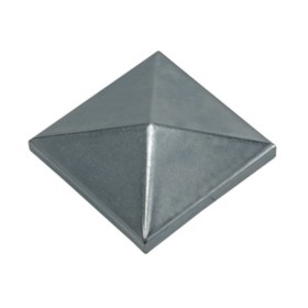 COPRIPILASTRO ACCIAIO QUADRO 100X100 MM