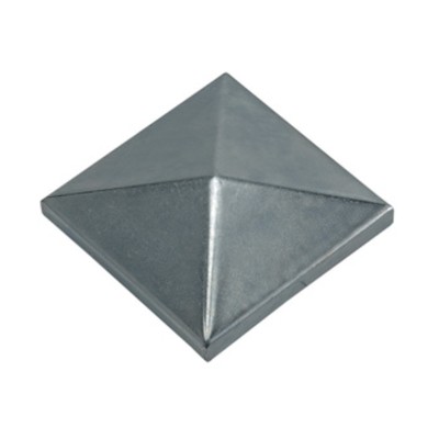 COPRIPILASTRO ACCIAIO QUADRO 120X120 MM