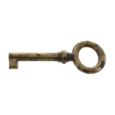 CHIAVE P/MOBILI 33728 29X69 MM OTTONE ANTICATO