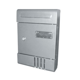 CASSETTA POSTALE CONDOMINIO 20,5X6,5X29 CM SILVER
