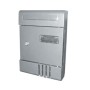 CASSETTA POSTALE CONDOMINIO 20,5X6,5X29 CM SILVER