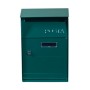 CASSETTA POSTALE ACCIAIO 21X9X32,5 CM ESTERNO VERDE