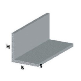 PROFILO CROMO H.200 CM ANGOLARE 30X30X1 MM