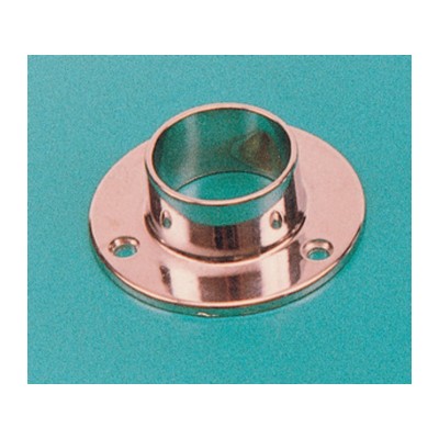 GHIERA FISSA IN ZAMA PER TUBO D 25 MM CROMO