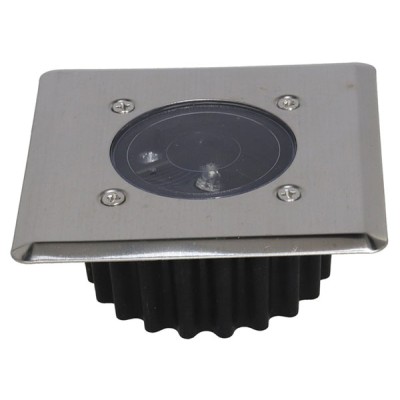 Lampada led suolo quadr.en. solare