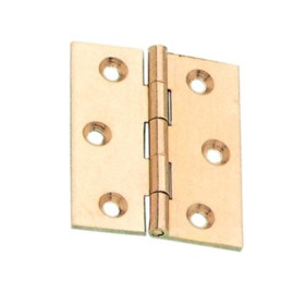 CERNIERA FRESATA PIANA OTTONE SATIN 40X35 MM**