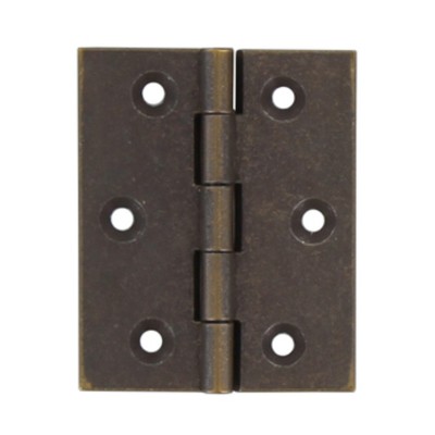 CERNIERA FRESATA PIANA OTTONE BRONZ 50X40 MM**