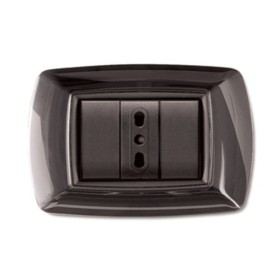 PLACCA LIFE LIVING PLAST NERO GLITTERING 3P