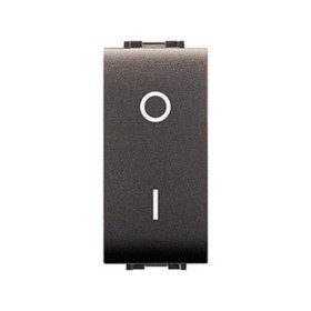 LIFE 4009 INTERRUTTORE BIPOLARE GRIGIO ANTRACITE