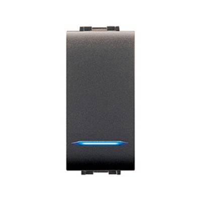 LIFE 4013 DEVIATORE UNIPOLARE ILLUMIN.LE GRIGIO