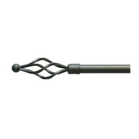 BASTONE ACCIAIO A STRAPPO D 19 NERO 170-300 PIGNA SD017