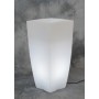 VASO HOME LIGHT QUADRO 40X40X90 CM GHIACCIO BIA
