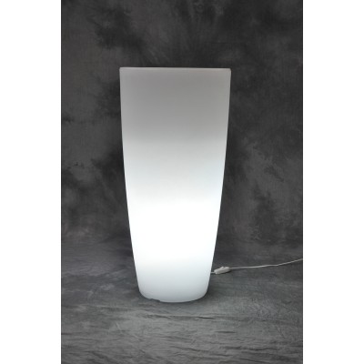 VASO HOME LIGHT TONDO D 40X90 CM GHIACCIO BIANCO