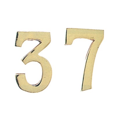 NUMERO CIVICO 9 IN OTTONE 100 MM