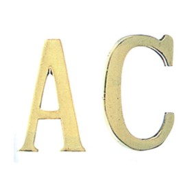 LETTERA B IN OTTONE 75 MM