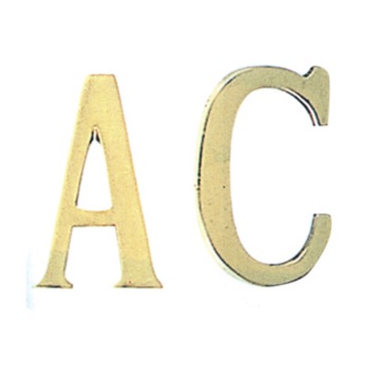 LETTERA B IN OTTONE 75 MM