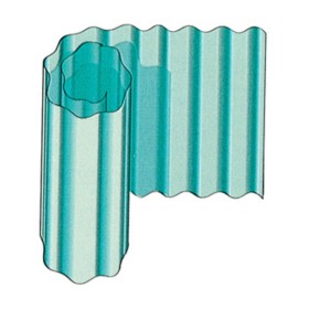 PLASTICA ONDULATA NEUTRA SP 0,63 MM H 100 CM