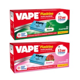 ANTIZANZARE VAPE PIASTRINE RICAMBIO 30 PZ PROFUM