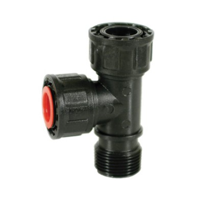 RACCORDO NYLON COLLETTORE ELETTROV 1 M F F *