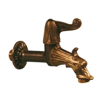 RUBINETTO ARTISTICO 1/2 M. C/ROS. ADATT. P/GOMMA