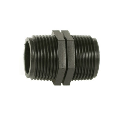 RACCORDO NYLON NIPPLO 3/4 X 3/4*