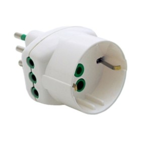 FME 87.210 BL ADATTATATORE 10A 2P+T + SCHUKO *