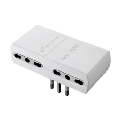 ADATTATORE PIATTO 16A 2P+T 4PR BIPAS BIANCO FIG.12