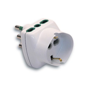 FME 82.240 ADATTATORE 16A 2P+T 2 PRESE BIPAS SCHU