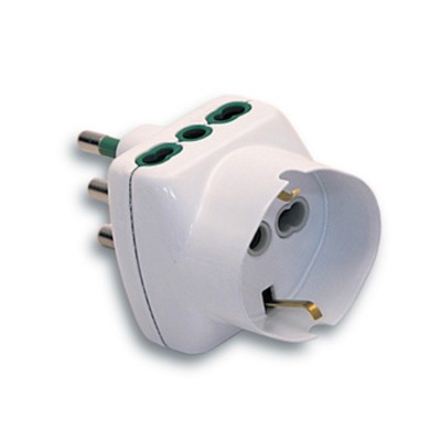 FME 82.240 ADATTATORE 16A 2P+T 2 PRESE BIPAS SCHU