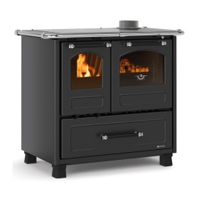 CUCINA LEGNA 7,5 KW FAMILY 4.5 NERO ANTRACITE