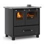 CUCINA LEGNA 7,5 KW FAMILY 4.5 NERO ANTRACITE