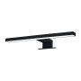 APPLIQUE DA BAGNO LED 30 CM NERO LAMPO