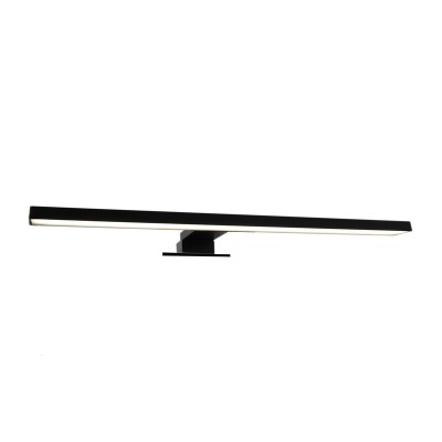 APPLIQUE DA BAGNO LED 60 CM NERO LAMPO