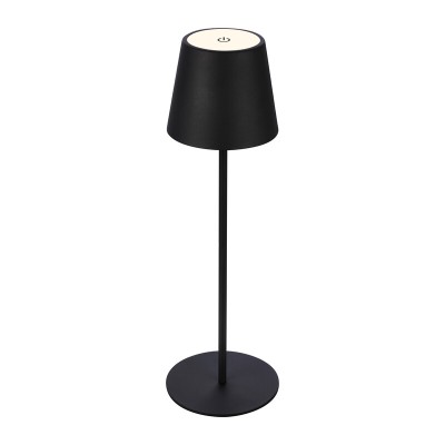 LAMPADA DA TAVOLO BT10008 BATT RICARIC NERO
