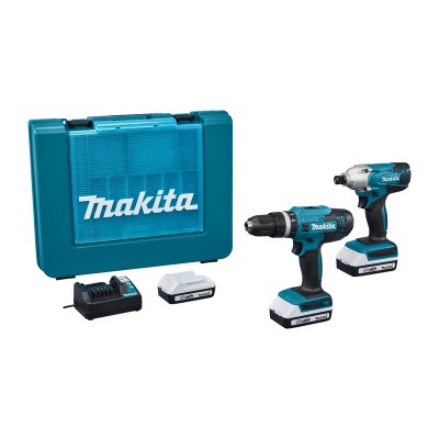 MAKITA SUPERKIT 18VP 2AH DK18922 C/3 BATTERIE