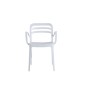 SEDIA C/BRACCIOLI ASPEN BIANCO