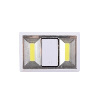 INTERRUTTORE LUMINOSO A PILE BIANCO