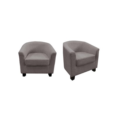 POLTRONA MAJA GRIGIO CHIARO