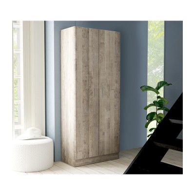 KIT ARMADIO 2 ANTE 71X51,5XH181 CM ROVERE PL.