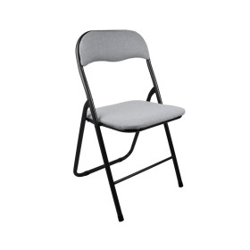 SEDIA PIEGHEVOLE BOUCLE POLO GRIGIO CHIARO 6