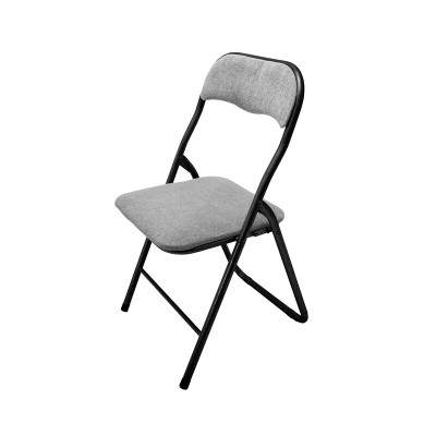 SEDIA PIEGHEVOLE POLO TESSUTO GRIGIO CHIARO 11