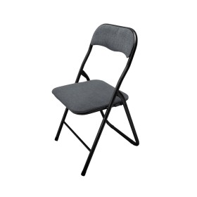 SEDIA PIEGHEVOLE POLO TESSUTO GRIGIO SCURO 27