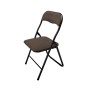 SEDIA PIEGHEVOLE POLO TESSUTO MARRONE 25