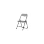 SEDIA PIEGHEVOLE POLO NERO/GRIGIOCHIARO