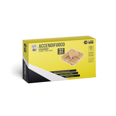 C ACCENDIFUOCO ECOLOGICO 32 CUBETTI 140 G